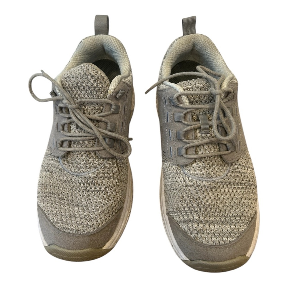 Orthofeet Women's 844 Francis Walking Grey Sneakers Size 8 Med